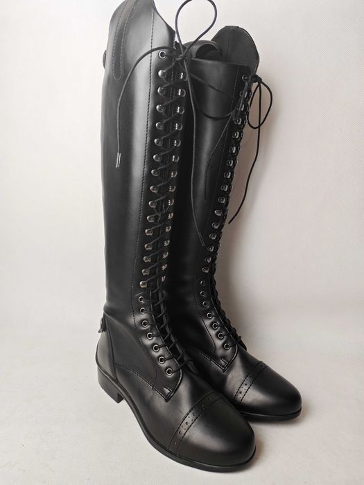 Sznurowane oficerki Steeds Sylka rozmiar 37 slim