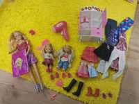 Lalka Barbie z ubraniami + córkami