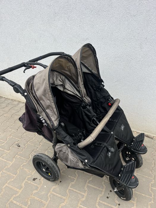 Wózek dziecięcy twin TFK z nosidełkami, dla bliźniaków lub rok po roku