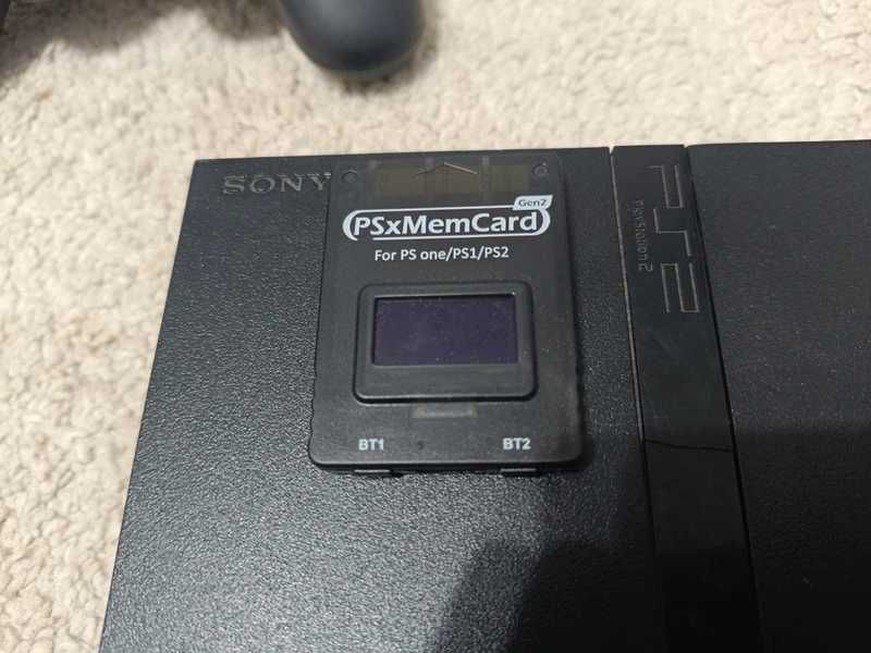 Playstation PS2 completa com 3 comandos e leitura de backups