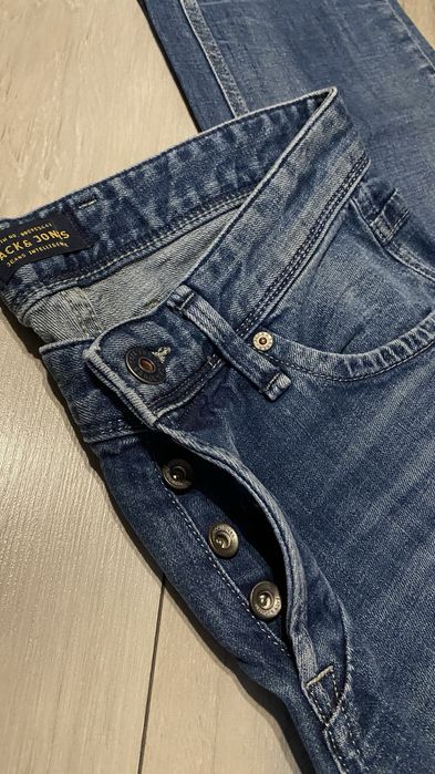 Spodnie Jack&Jones 29/32 Loose Fit męskie jeansy bawełna granatowe