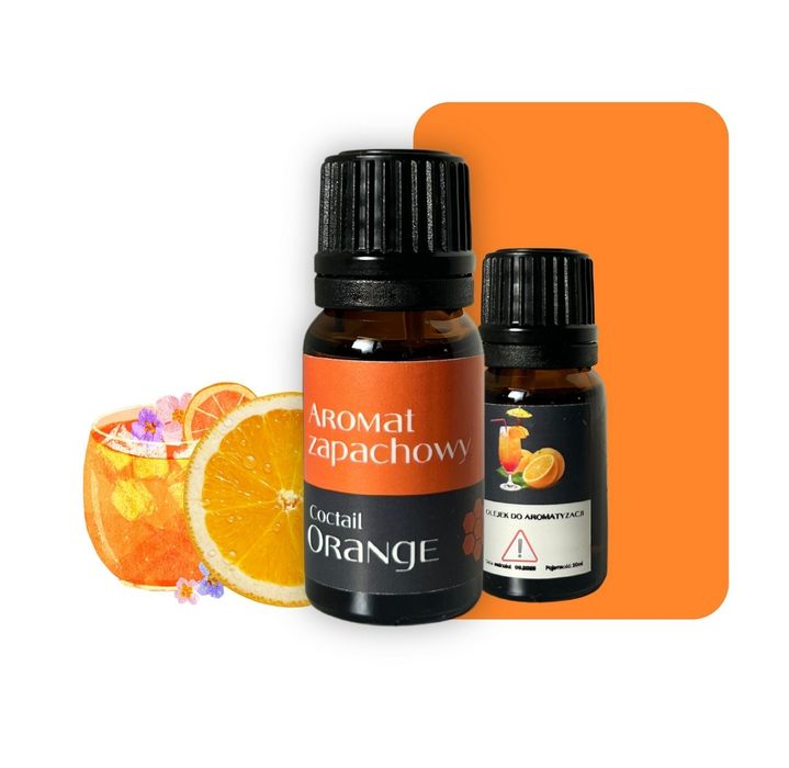 Olejek, aromat do mydła i kosmetyków Orange Coctail pomarańcza