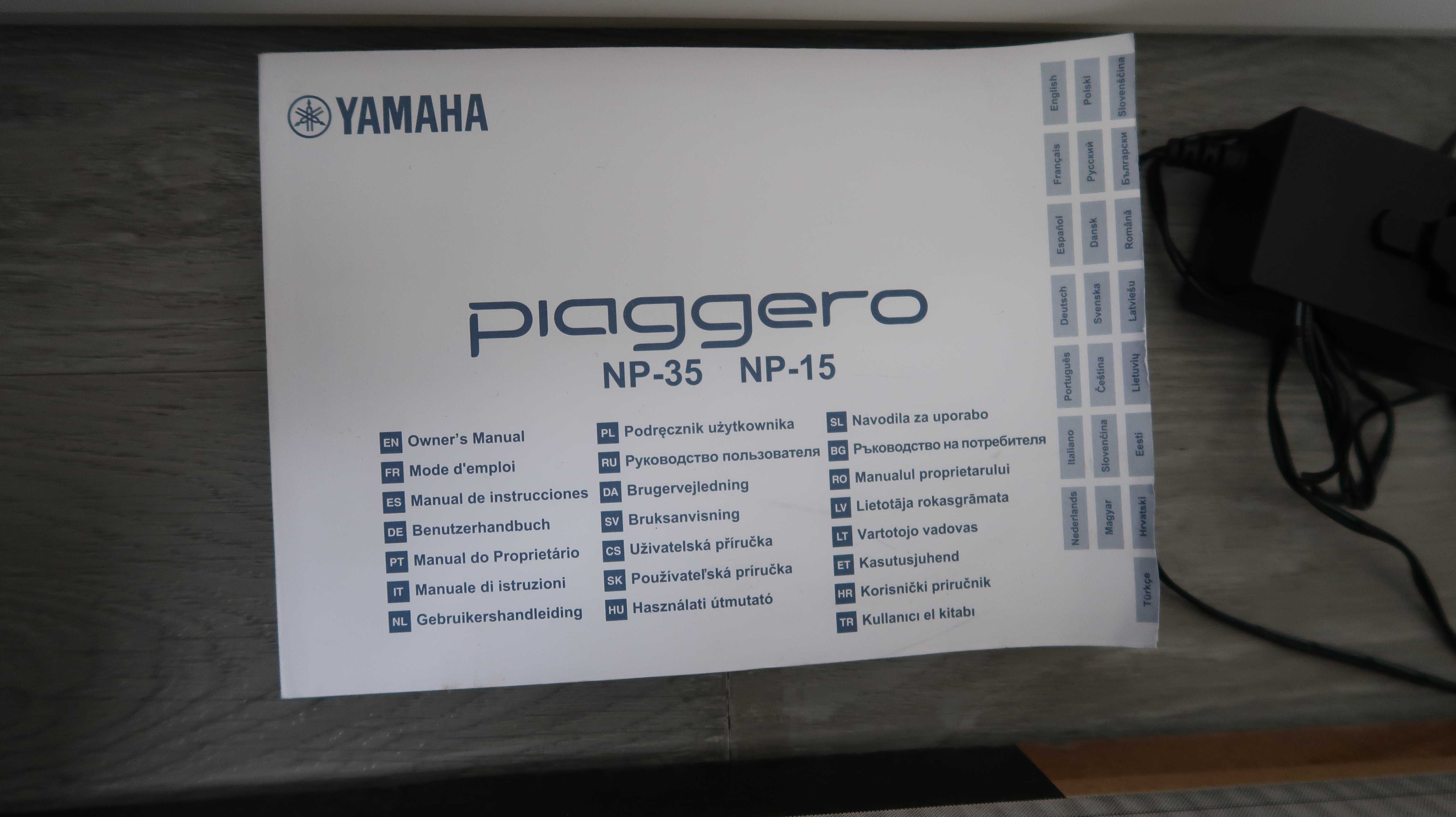 Yamaha NPP-15 biały fortepian + pokrowiec + pedał