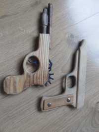 Pistolety drewniane dla chłopca 2szt