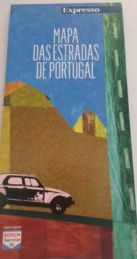 Mapa de Estradas Portugal 2024 envio grátis