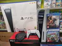 Konsola Playstation 5 PS5 z napędem 2 gry komplet z gwarancją ZAMIANA