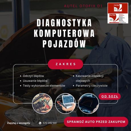 Diagnostyka Komputerowa Pojazdów z Użyciem Autel OTOFIX D1