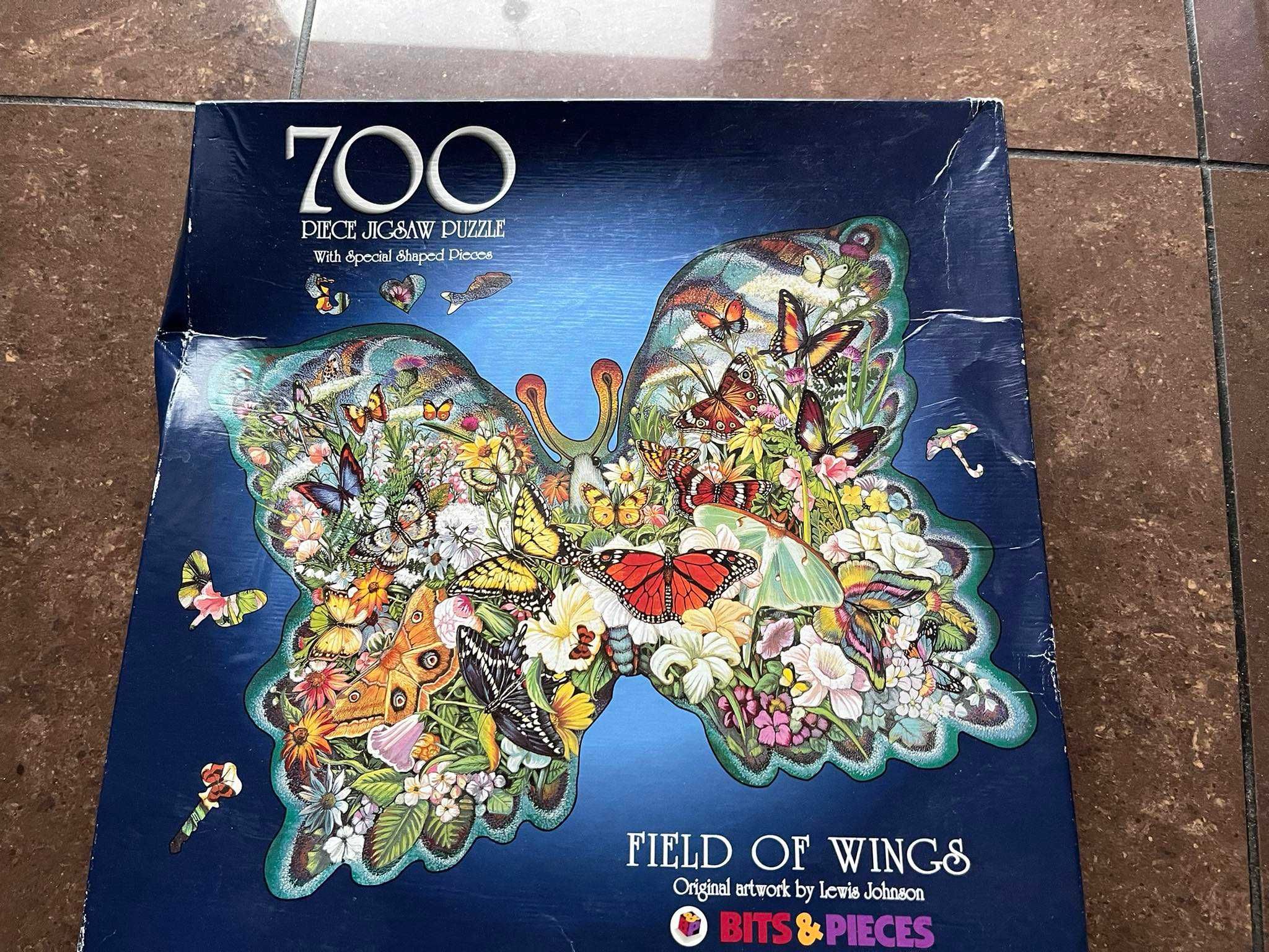 Puzzle Bits&Pieces Field of Wings kształt motyl 700