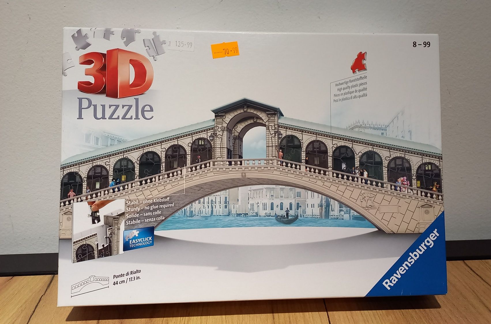 Ravensburger  Puzzle 3D Ponte Di Rialto Most