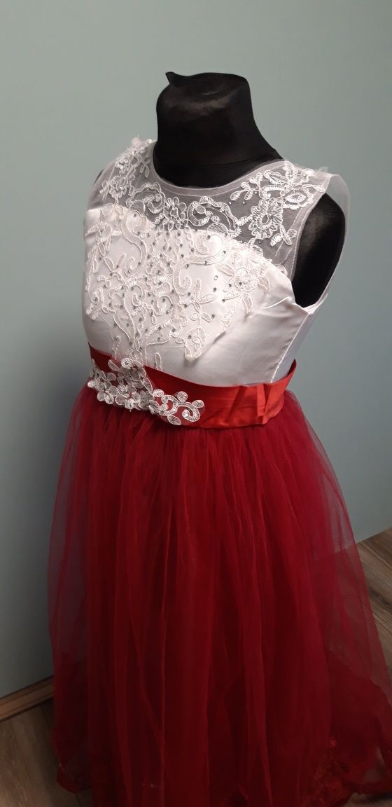 Maxi długa elegancka sukienka 170