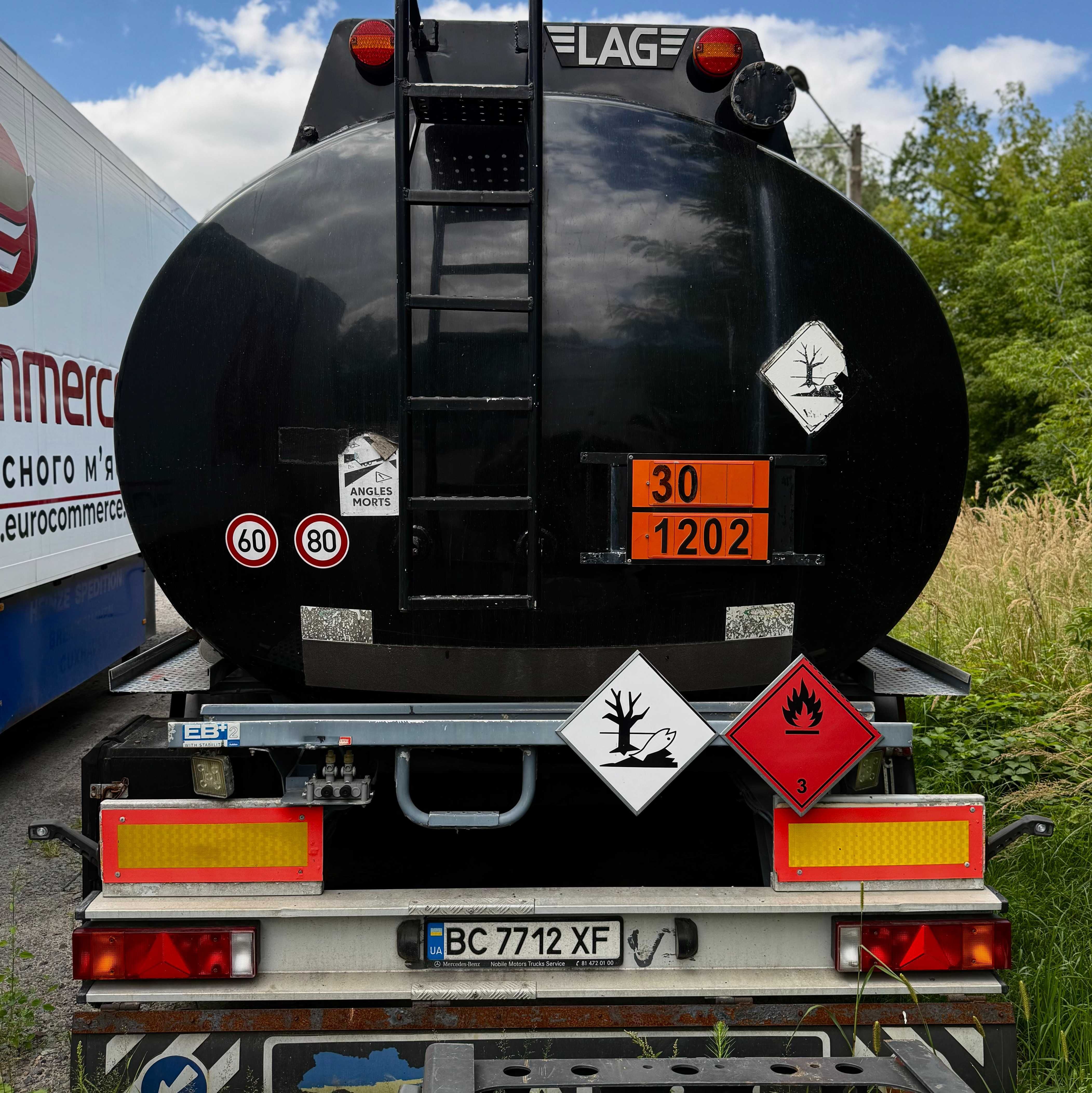 Цистерна-напівпричіп LAG 0-3-38L 2008 B23139