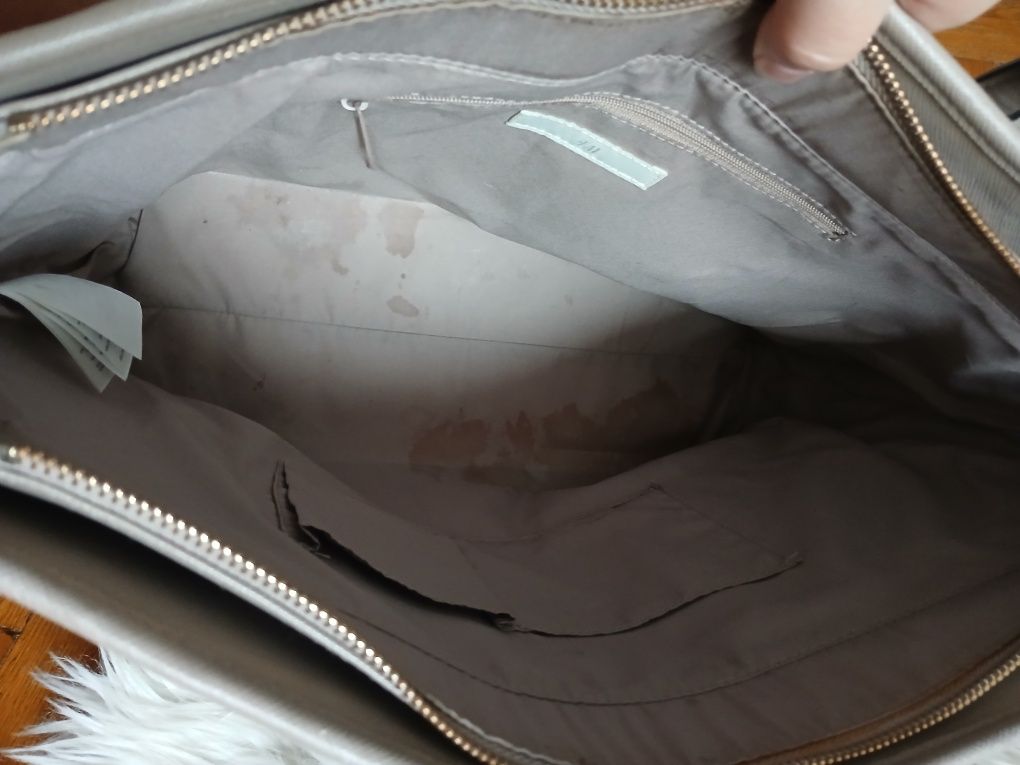 Zestaw 3 torebek, 1 duża a4, 2 mniejsze. H&M.