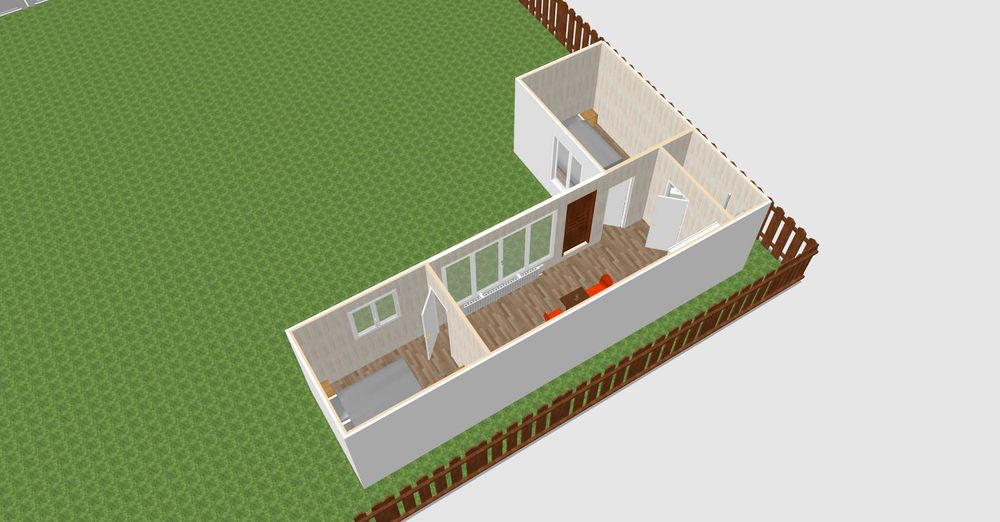 Металопластиковий модульний термо будиночок