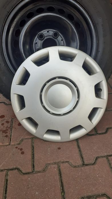 4 opony zimowe + felgi + kołpaki 195/65 R15 Mercedes C180