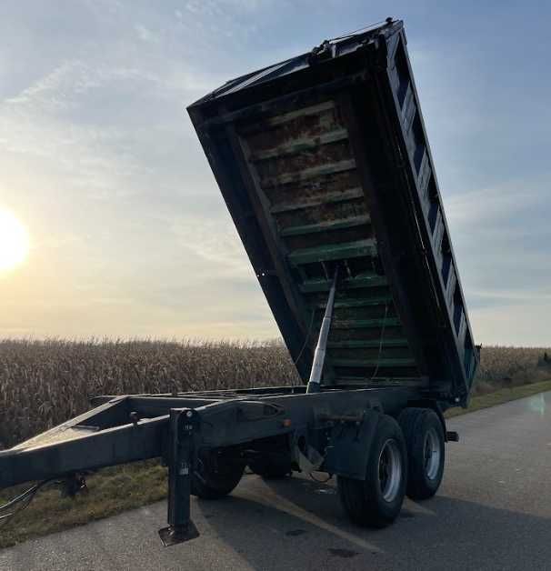 Przyczepa wywrotka tandem 18T MEILLER MZDA 18/2, 3 stronny kiper