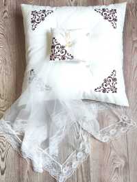 Весільний набір/ подушка та хустка для нареченої