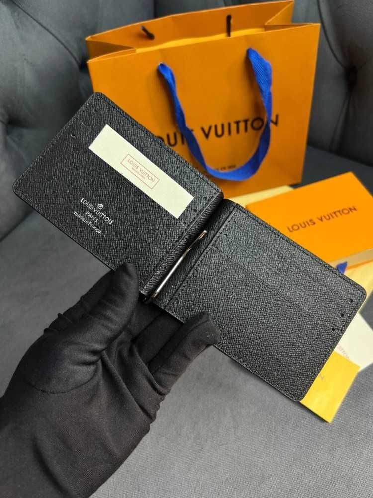 Зажим серый для денег Louis Vuitton Monogram k304