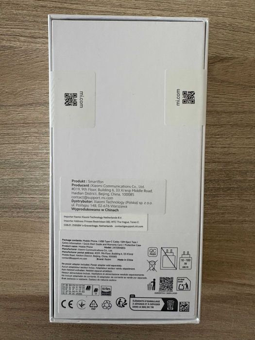 Smartfon Xiaomi Redmi Note 14 Pro+ 5G 12/512GB Nowy Czarny Gwar 24 mc