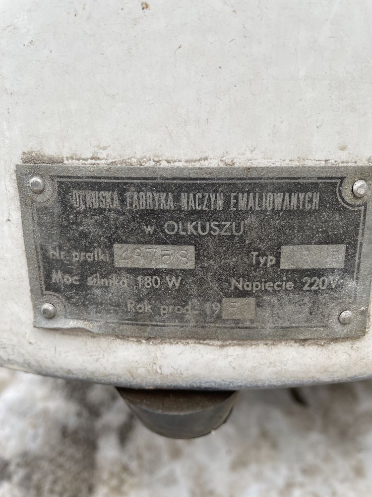 Pralka Olkusz PRL - 1951r. ZABYTEK