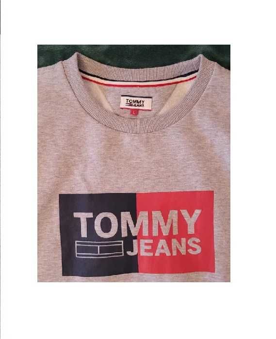 Szara bluza Tommy Jeans, rozmiar L.