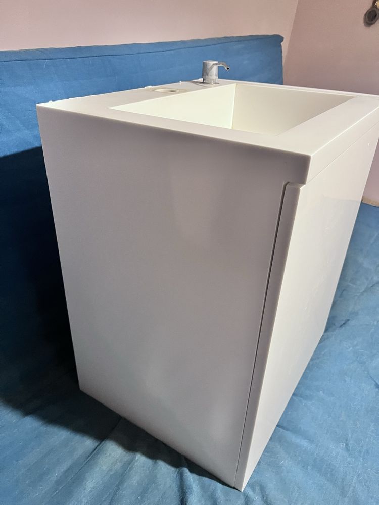 Zlew z szafką Corian Monolit