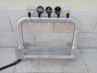 Coluna de cerveja 5 torneiras