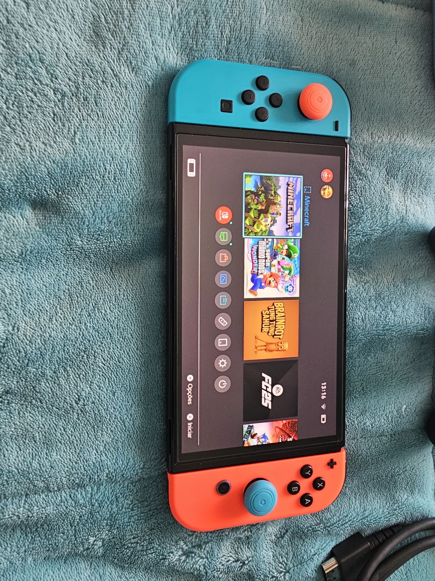 Nitendo switch oled como nova e garantia