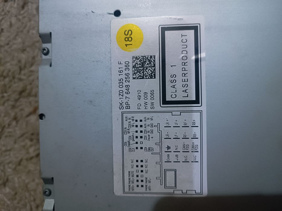 Автомагнітола на Skoda A5 2011р.