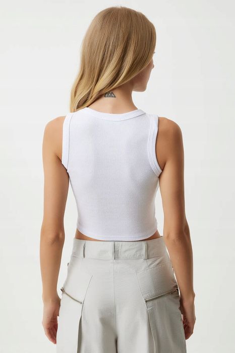 Happiness Istanbul 36 S Biały Klasyczny Top J27742