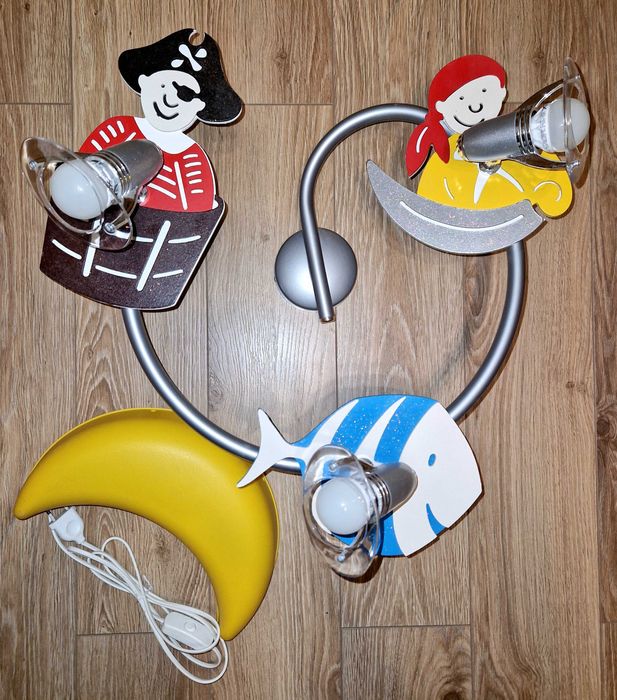 Żyrandol dziecięcy + lampka nocna