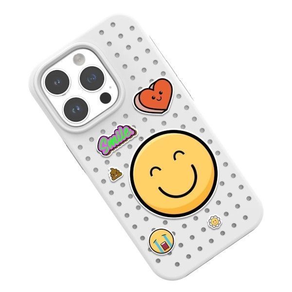 Etui Pinit Dynamic + Przypinki Emoji iPhone 14 / 15 / 13 6.1"