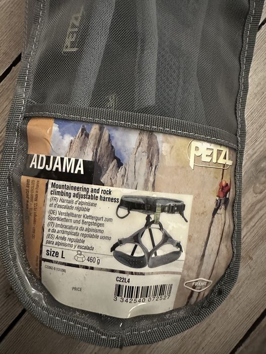 Uprząż wspinaczkowa Petzl Adjama. Prawie nieużywana.