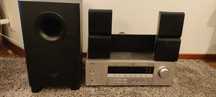 KINO DOMOWE YAMAHA RX-V350 + 5 głośników + Subwoofer PIONEER + pilot