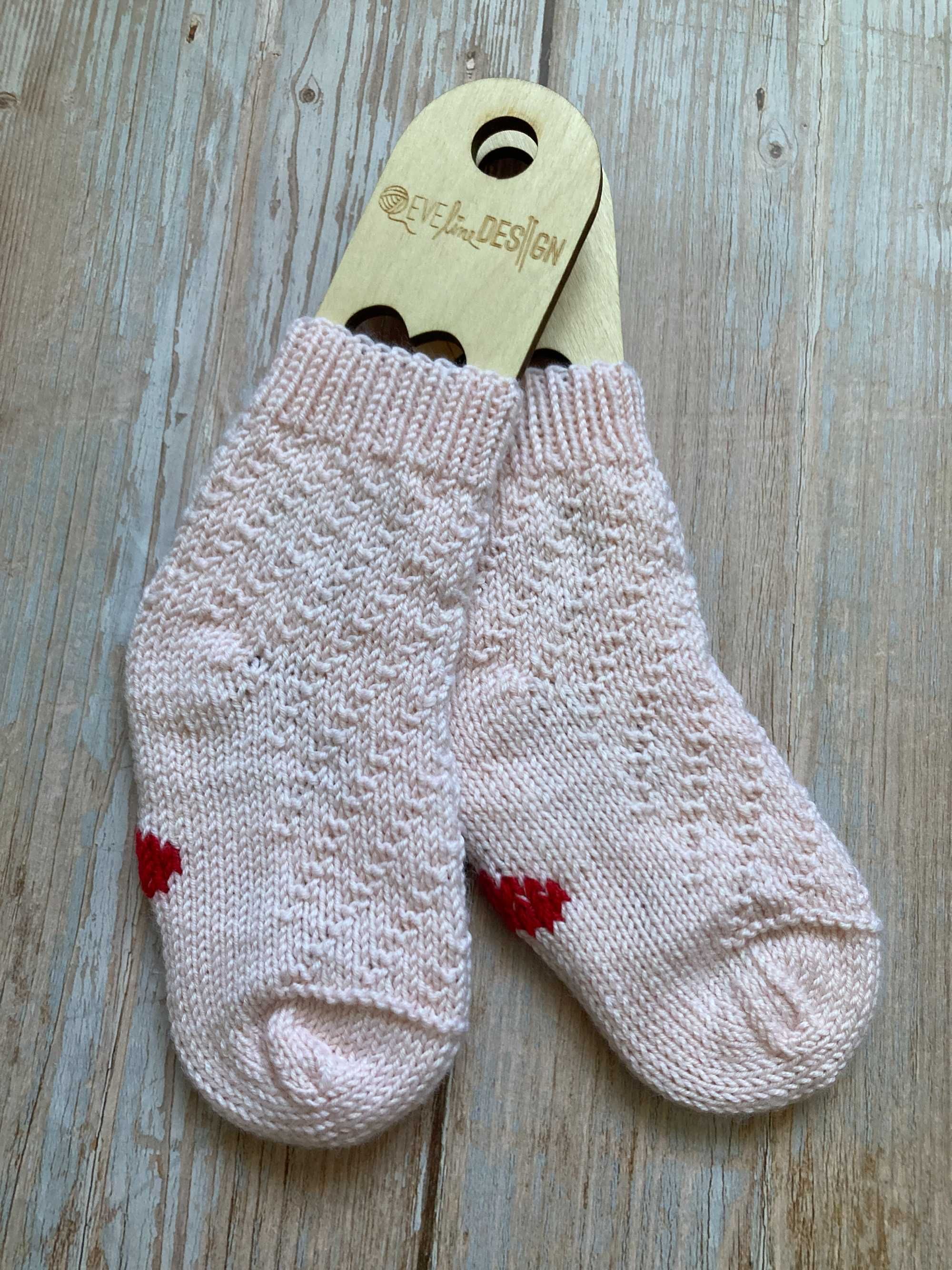 Skarpetki niemowlęce 3-6 mies - HANDMADE