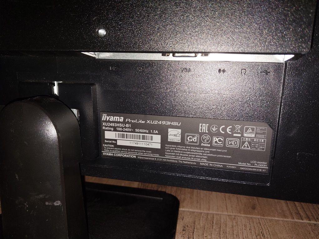 Monitor iiyama XU2493HSU IPS ACR 75 Hz