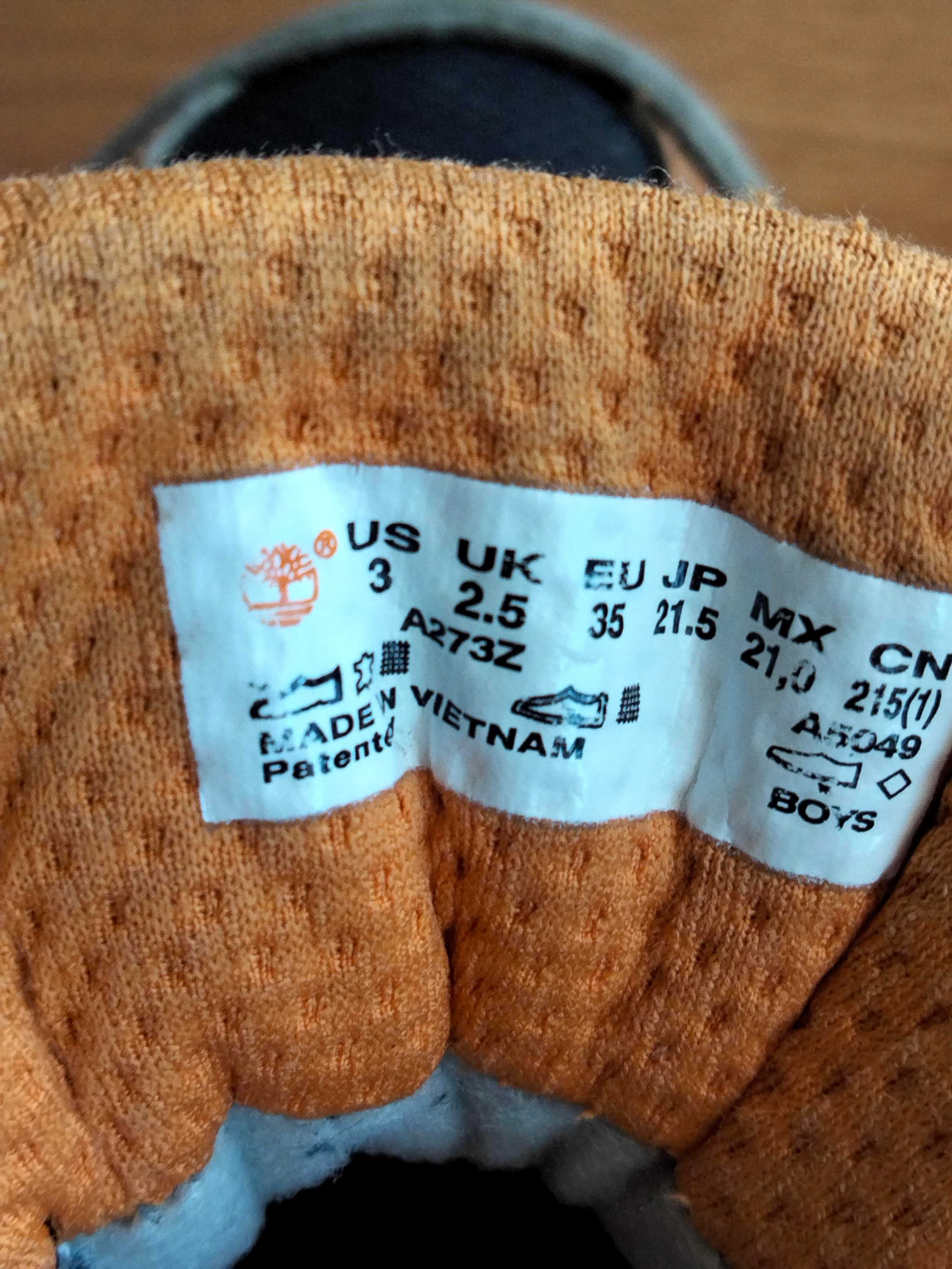 Bota Timberland Goretex 35
