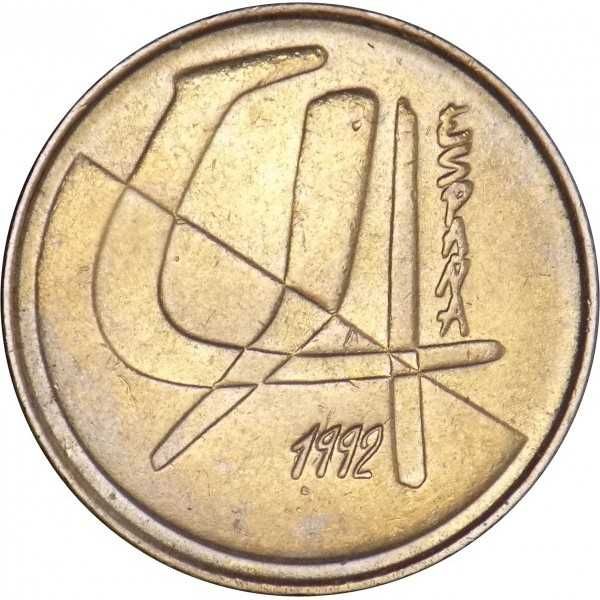 Moeda de 5 Pesetas de 1992