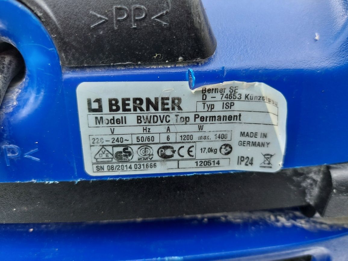 Odkurzacz berner z otrząsaczem