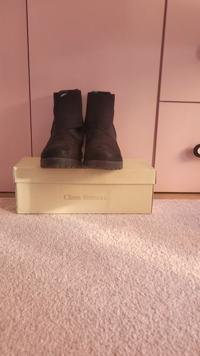 Botki damskie 40 rozmiar eleganckie czarne