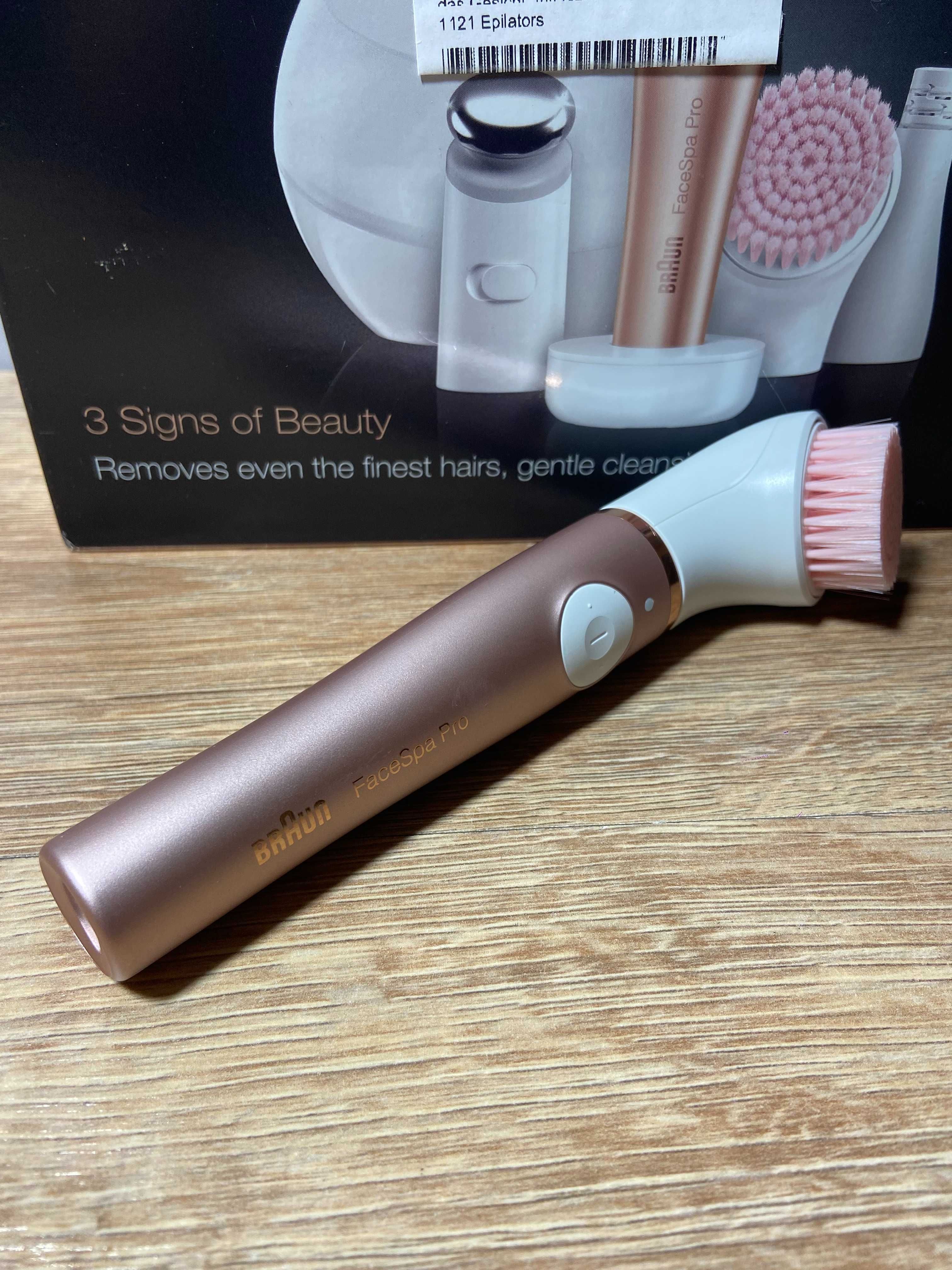 Depilator, szczotka do mycia twarzy Braun FaceSpa Pro