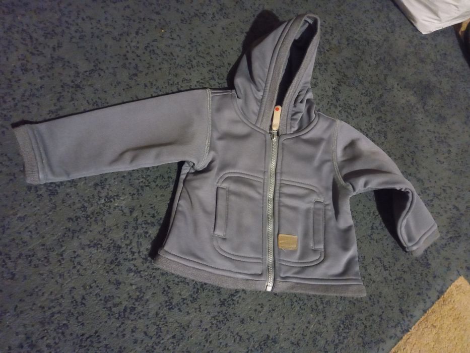 Bluza z kapturem dla dzieci rozmiar 74