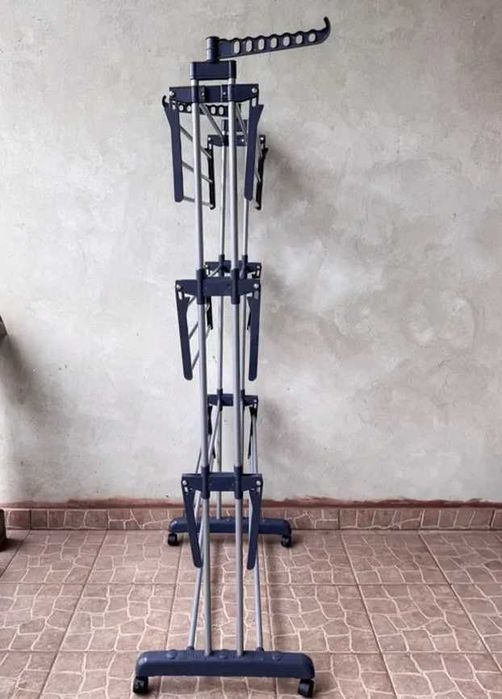 Сушарка для одягу посилена  вертикальна 145/170/178  BONRO