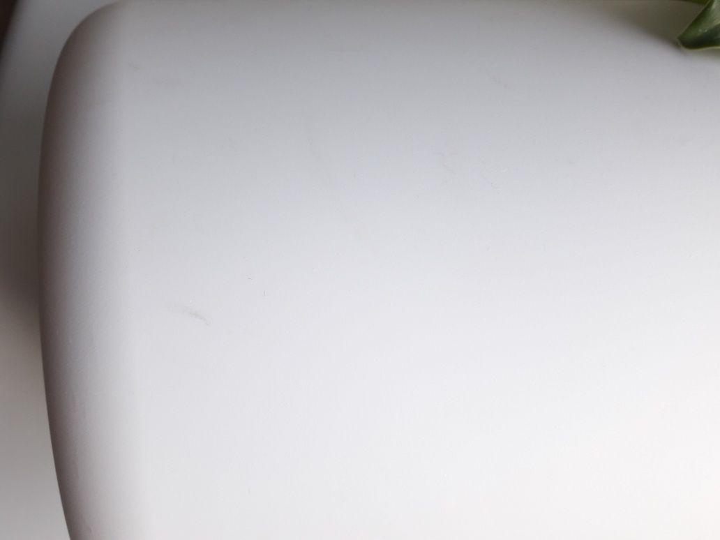 Doniczka osłonka plastikowa 17 cm biała
