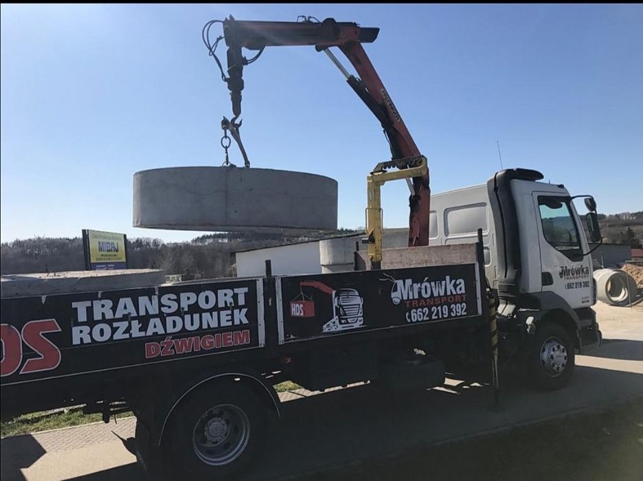 Kręgi betonowe, studnie TRANSPORT