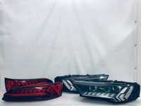 Фари фары пара фар Audi Q7 4m 2020+ Laser   Ауді ку7 рест лазер лед