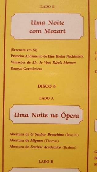 Discos Vinil LPs - O Encanto dos Clássicos