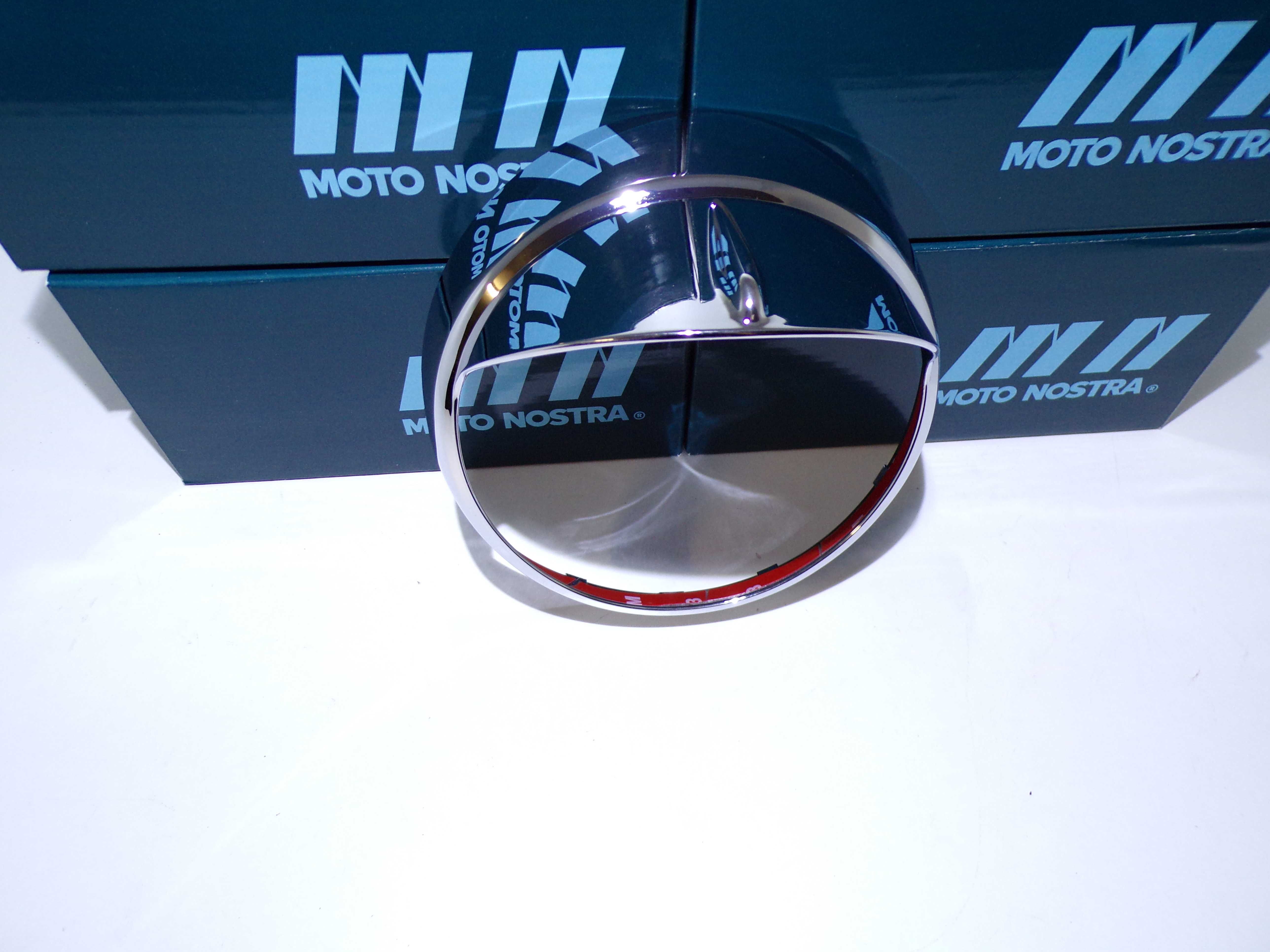 Ramka Reflektora z daszkiem Moto Nostra chrom Vespa GTV Sei Giorni