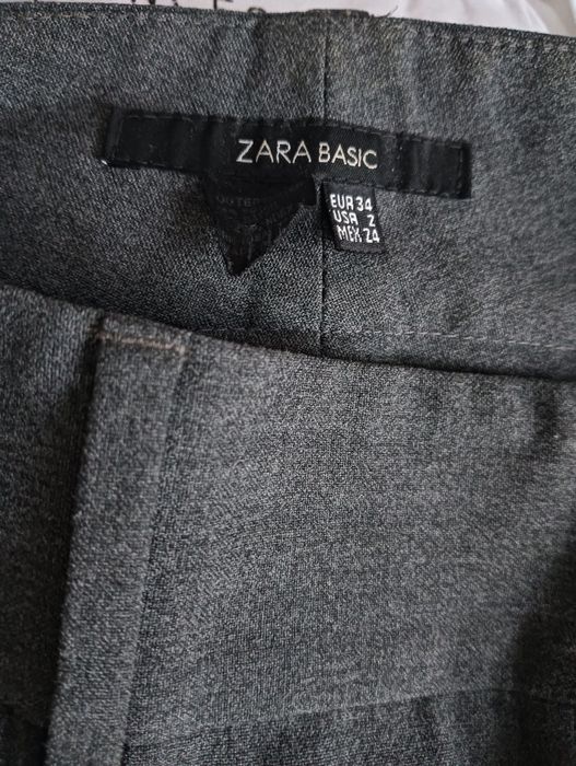 Calça cinza clássica Zara Basic 34