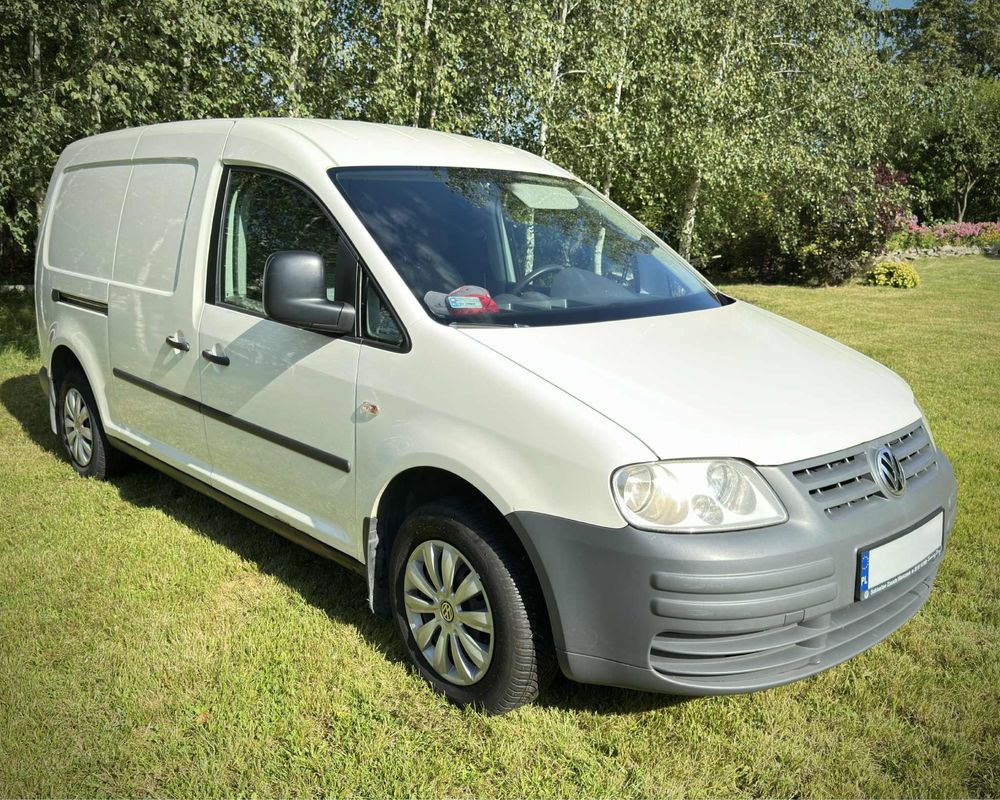VW Caddy 1.9 TDI, Vat-1, bogate multimedia, po przeglądzie i serwisie