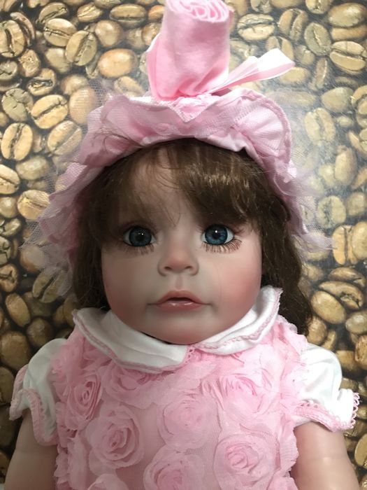 Lalka typu reborn 52 cm w róże